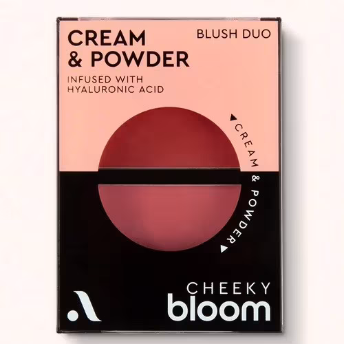 ABSOLUTE CHEEKY BLOOM CREAM & POWDER BLUSH DUO RICH AZALEA