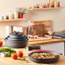 Batterie Tefal Ingenio Easy Cook & Clean L3969153 8 pièces Ensemble de casseroles – Image 3